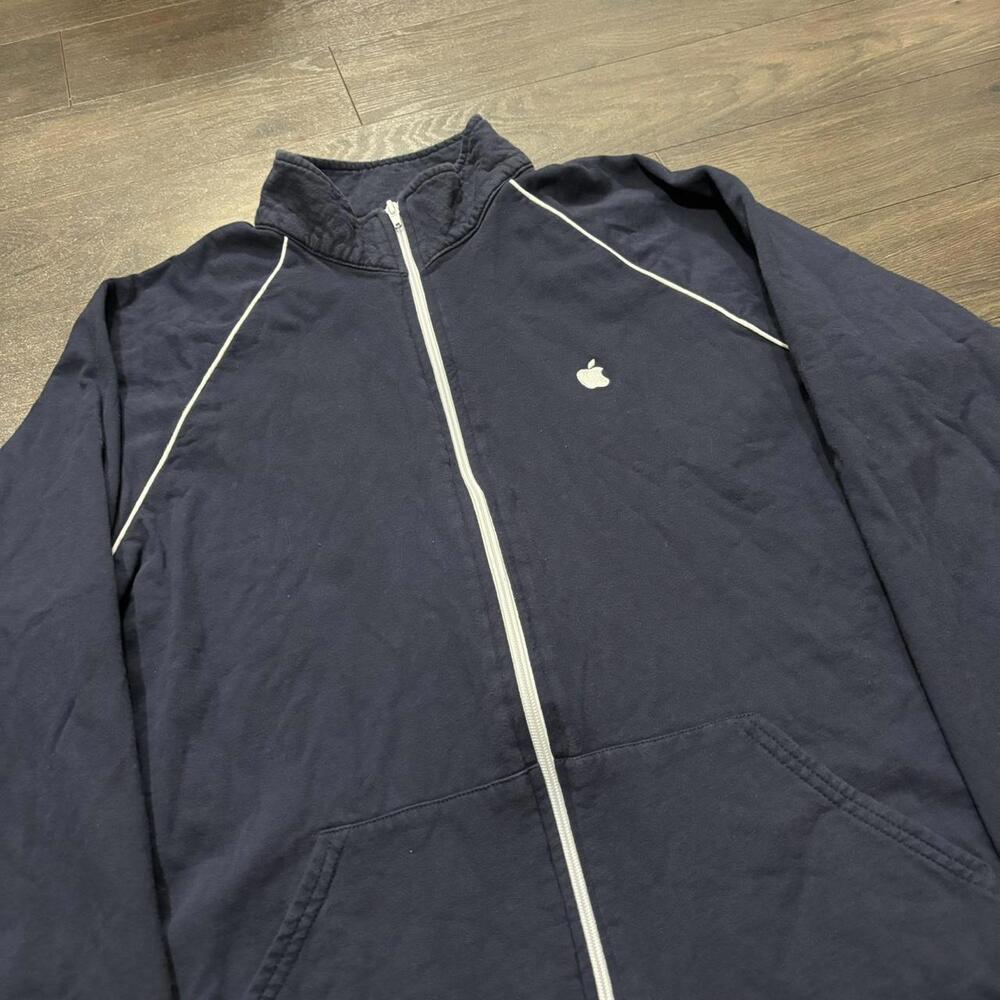 Vintage apple track jacket/zip up sweatshirt 00s M/L